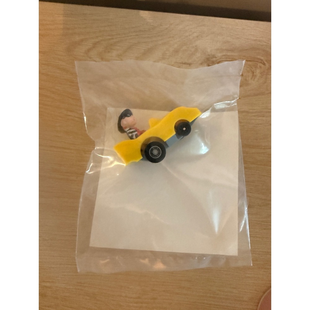 Vintage 1989 McDonalds Happy Meal Toy Turbomacs Hamburglar Yellow Car Sealed #3